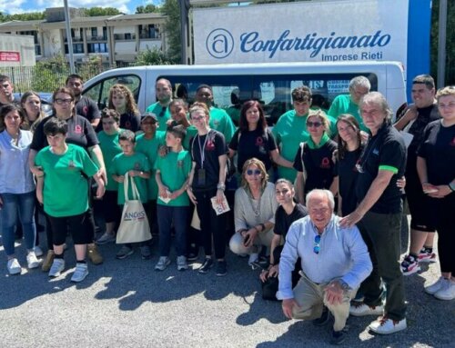 ANCoS Confartigianato Rieti dona il pulmino all’Associazione di volontariato “Il Guazzabuglio”